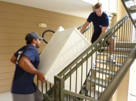 Wasmachine verhuizen via trap